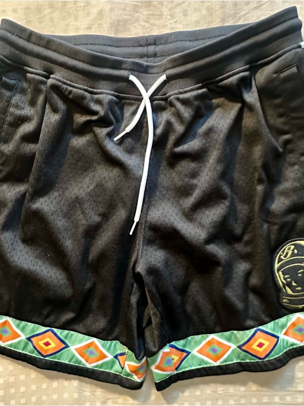 Billionaire Boys Club Black Shorts with White Drawstring